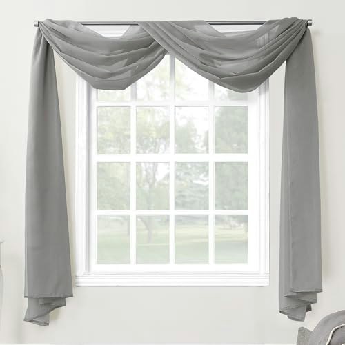 No. 918 Emily Sheer Voile Rod Pocket Curtain Panel: $17