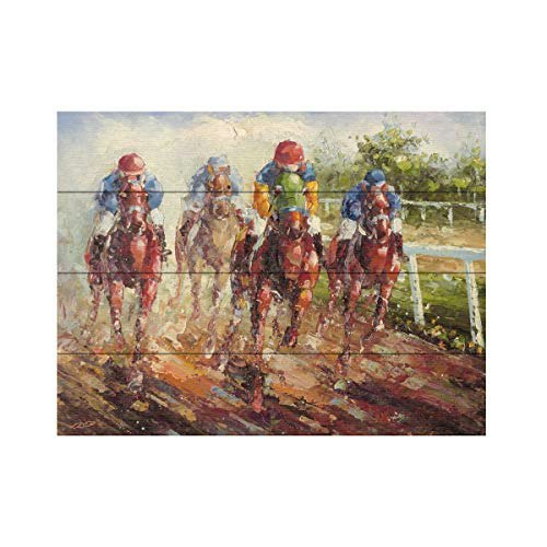 Rio Kentucky Derby Wood Slat Art: $33.71 Rio Kentucky Derby Wood Slat Art: $33.71