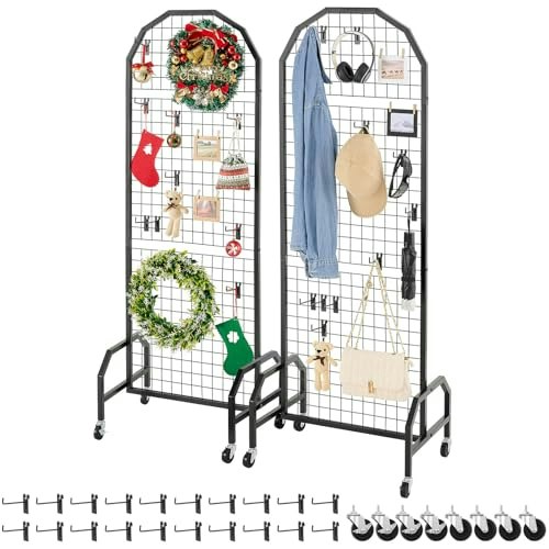 Vevor 1.9 x 5.4-Foot Wire Grid Wall Panel Display Rack 2-Pack: $55.99 Vevor 1.9 x 5.4-Foot Wire Grid Wall Panel Display Rack 2-Pack: $55.99
