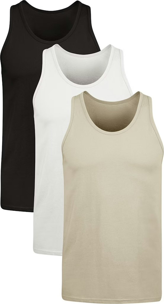 Hanes Originals Men's Stretch Cotton Dyed Tank 3-Pack: $6.77
