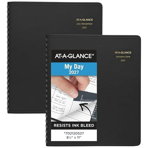AT-A-GLANCE 2027 8.5\" x 11\" Daily Group Appointment Planner 2-Volume Set: $51.33 AT-A-GLANCE 2027 8.5\" x 11\" Daily Group Appointment Planner 2-Volume Set: $51.33