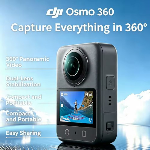 Open-Box DJI Osmo 360 8K Camera w/ Standard Combo for $284 + free shipping