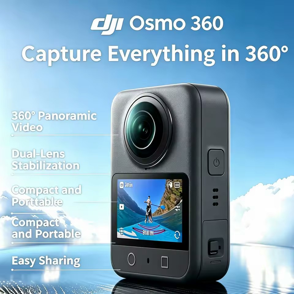 Open-Box DJI Osmo 360 8K Camera w/ Standard Combo: $284.01