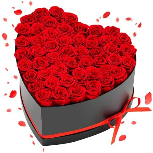 Vevor 50-Count Preserved Rose Bouquet in Heart-Shaped Box: $65.61 Vevor 50-Count Preserved Rose Bouquet in Heart-Shaped Box: $65.61