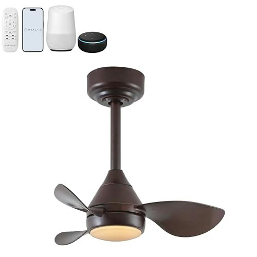 Oval Air Albini 22-Inch 6-Speed Smart LED Ceiling Fan: $127.49 Oval Air Albini 22-Inch 6-Speed Smart LED Ceiling Fan: $127.49