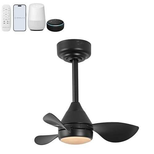 Oval Air 22-inch 6-Speed Smart LED Ceiling Fan: $149.99 Oval Air 22-inch 6-Speed Smart LED Ceiling Fan: $149.99