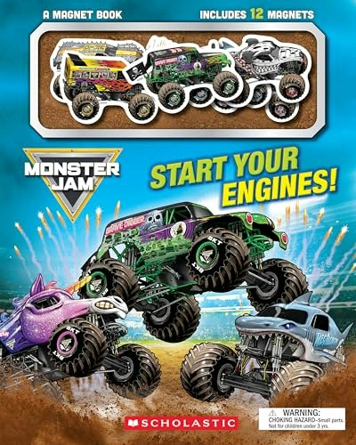 Monster Jam Start Your Engines Magnet Book: $13.48 Monster Jam Start Your Engines Magnet Book: $13.48