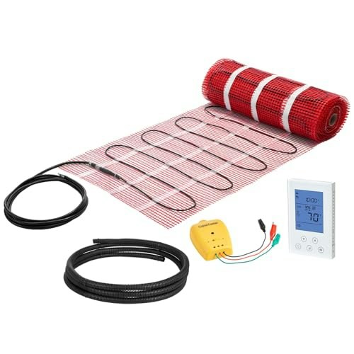 Vevor 50-Square-Foot 120V Self-Adhesive Mesh Floor Heating Mat: $114.55 Vevor 50-Square-Foot 120V Self-Adhesive Mesh Floor Heating Mat: $114.55
