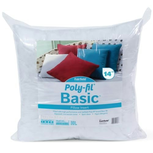 Fairfield 14-inch Square Poly-Fil Pillow Insert: $9.43 Fairfield 14-inch Square Poly-Fil Pillow Insert: $9.43