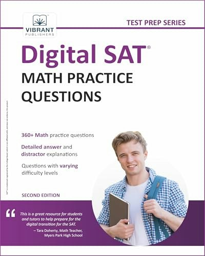 Digital SAT Math Practice Questions: $29.64