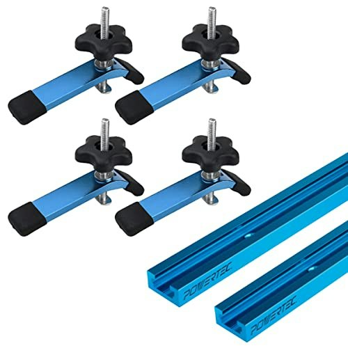 Powertec 24-Inch Universal T-Track and Hold Down Clamp 4-Pack: $46.54 Powertec 24-Inch Universal T-Track and Hold Down Clamp 4-Pack: $46.54