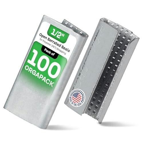 IDL Packaging Orgapack 1/2-inch Polyester Strapping Serrated Seals 100-Pack: $29.55 IDL Packaging Orgapack 1/2-inch Polyester Strapping Serrated Seals 100-Pack: $29.55