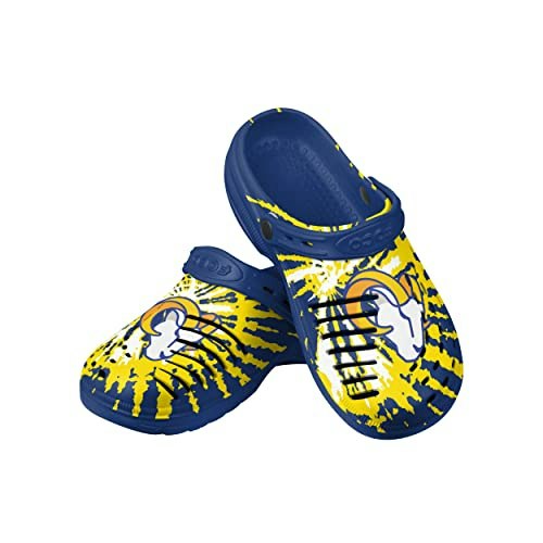 Foco Los Angeles Rams NFL Men's Tie-Dye Clogs: $40