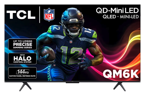 TCL QM6K Series 50" 4K HDR QD-Mini LED UHD Smart Google TV for $498 + free shipping