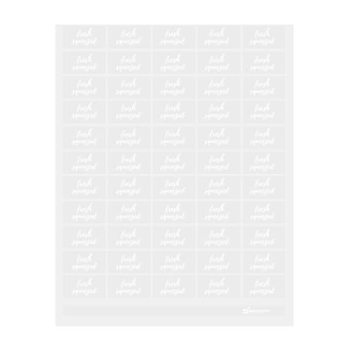 Restaurantware Label Tek 1.9\" x 1\" Squeezed Juice Bottle Labels 100-Pack: $13.92