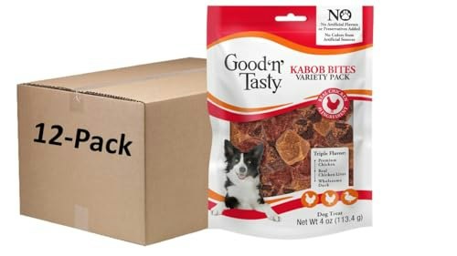 Good 'n' Tasty Kabob Bites Soft & Chewy Dog Treats 12-Pack: $28.69 Good 'n' Tasty Kabob Bites Soft & Chewy Dog Treats 12-Pack: $28.69