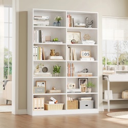 Ebern Designs Double Wide Standard Bookcase for $168 + free 1-day shipping