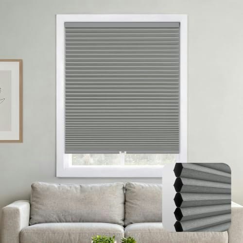 Dez Furnishings 35.5" x 64" Cordless Blackout Cellular Shade: $58.59 Dez Furnishings 35.5" x 64" Cordless Blackout Cellular Shade: $58.59