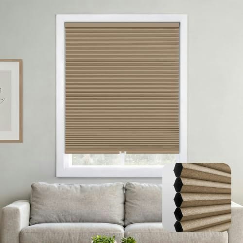 DEZ Furnishings 49.5" x 64" Cordless Blackout Cellular Shade: $77.99 DEZ Furnishings 49.5" x 64" Cordless Blackout Cellular Shade: $77.99