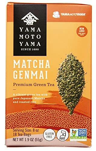 Yamamotoyama Matcha Genmai Green Tea 18-Count 6-Pack: $39.79