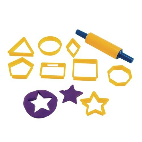 Colorations Geo Shapes Dough Cutter 9-Piece Set: $10.49