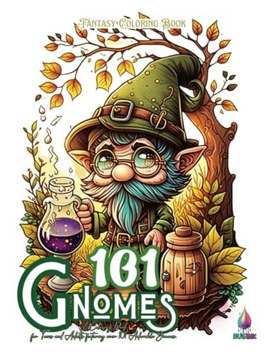 101 Gnomes Coloring Book: $9.99 101 Gnomes Coloring Book: $9.99