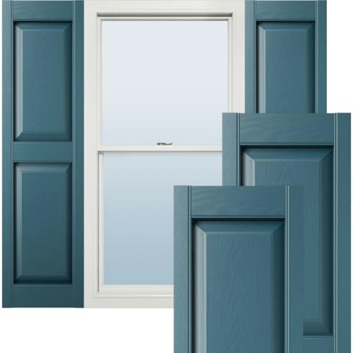 Ekena Millwork 14.75" x 80" Standard Raised Panel Vinyl Shutters 2-Pack: $100.80 Ekena Millwork 14.75" x 80" Standard Raised Panel Vinyl Shutters 2-Pack: $100.80