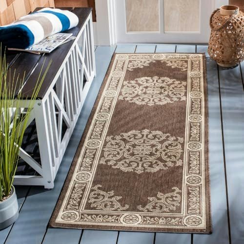 Safavieh Courtyard Collection 2'3" x 10' Washable Runner Rug: $27.73 Safavieh Courtyard Collection 2'3" x 10' Washable Runner Rug: $27.73