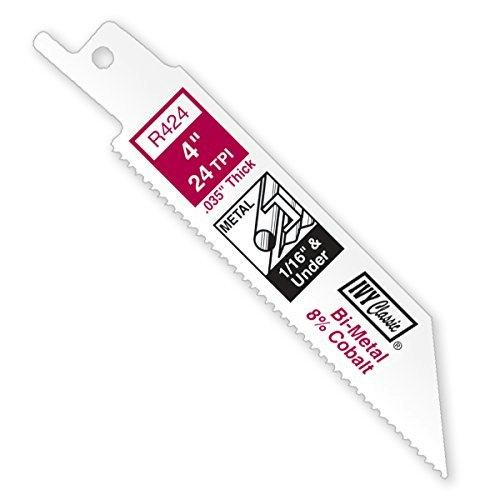 Ivy Classic 4-inch 24 TPI Bi-Metal Reciprocating Saw Blade 5-Pack: $10.02 Ivy Classic 4-inch 24 TPI Bi-Metal Reciprocating Saw Blade 5-Pack: $10.02