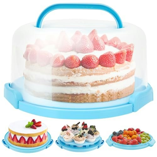 Ohuhu 10-Inch Cake Carrier and Stand: $22.94 Ohuhu 10-Inch Cake Carrier and Stand: $22.94