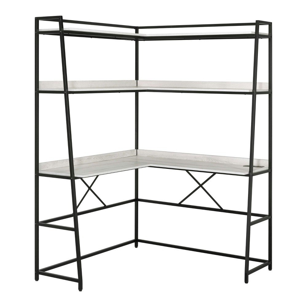 Clydebank Corner Desk with Bookcase and USB Port: $899.99 Clydebank Corner Desk with Bookcase and USB Port: $899.99