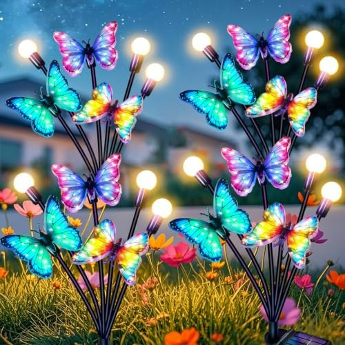 Butterfly Firefly Solar Garden Lights 4-Pack: $42.49 Butterfly Firefly Solar Garden Lights 4-Pack: $42.49