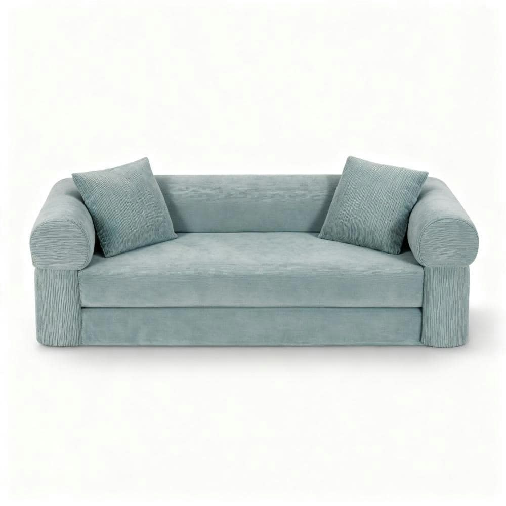 80-Inch Light Green Corduroy Queen Sleeper Sofa Bed: $741.58 80-Inch Light Green Corduroy Queen Sleeper Sofa Bed: $741.58