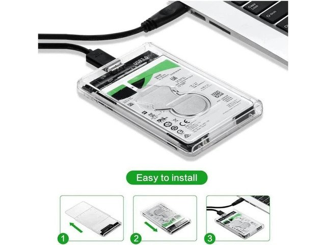 2.5-Inch SATA to USB-C Hard Drive Enclosure: $22.89 2.5-Inch SATA to USB-C Hard Drive Enclosure: $22.89