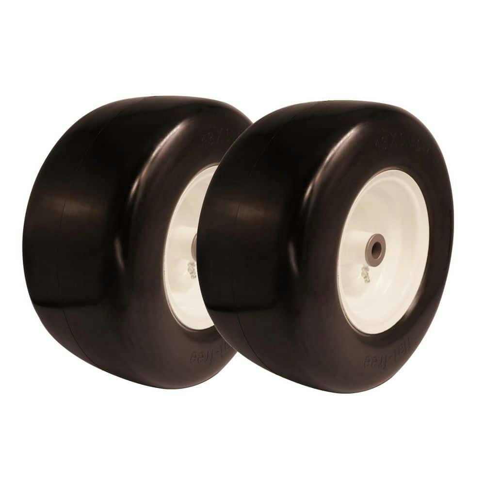 13" x 5" Universal Flat Free Zero Turn Front Wheel Assembly 2-Pack: $96.15 13" x 5" Universal Flat Free Zero Turn Front Wheel Assembly 2-Pack: $96.15