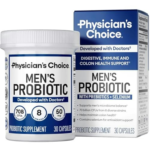 Physician's Choice 70 Billion CFU Men's Probiotic 30-Count Bottle: $26.96 Physician's Choice 70 Billion CFU Men's Probiotic 30-Count Bottle: $26.96