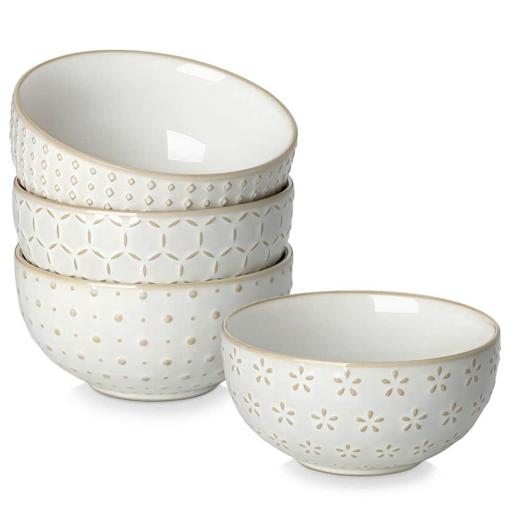 White Ceramic Dessert Bowl 4-Pack: $95.81 White Ceramic Dessert Bowl 4-Pack: $95.81