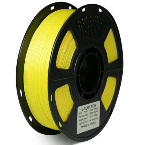Geeetech 1.75mm 1kg Yellow PLA 3D Printer Filament: $16.13 Geeetech 1.75mm 1kg Yellow PLA 3D Printer Filament: $16.13