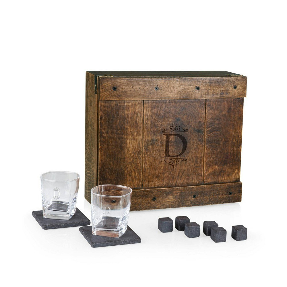 11-Piece Monogram Whiskey Gift Set: $147.99