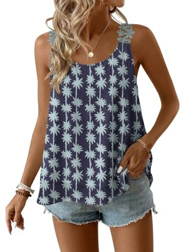 Falechay Women's Sleeveless Boat Neck Casual Top: $22.94