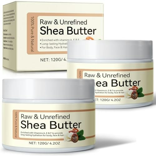 Rulviou Raw Organic Shea Butter 2-Pack: $13.58