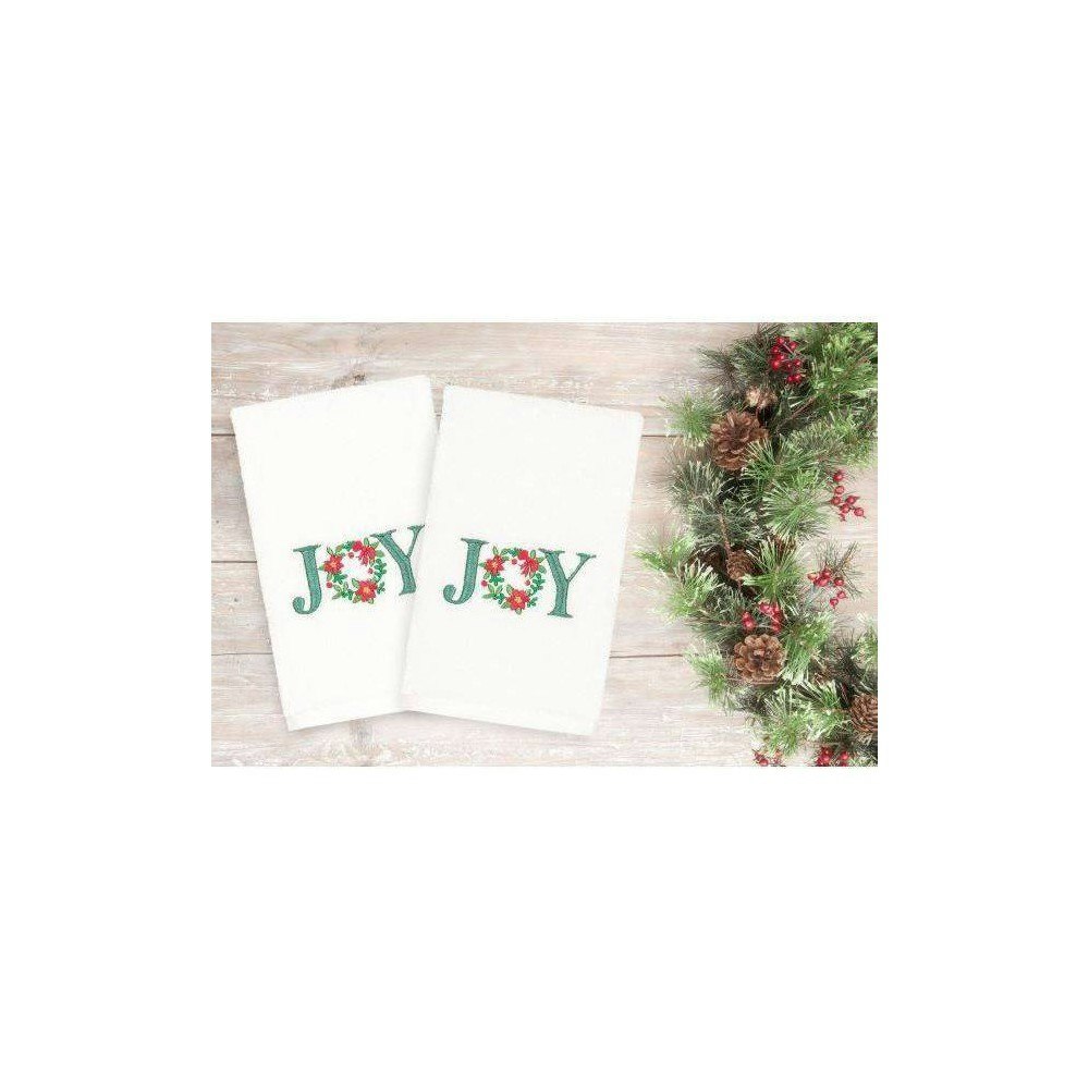 Linum Home Textiles Joy Holiday Hand Towel 2-Pack: $30.99 Linum Home Textiles Joy Holiday Hand Towel 2-Pack: $30.99
