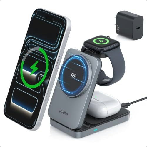 Strong TriMag Qi 25W 3-in-1 Wireless Charging Station for $56 w/ Prime + free shipping