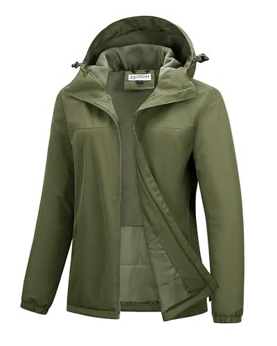 33,000ft Women's Fleece Lined Waterproof Rain Jacket: $55.98 33,000ft Women's Fleece Lined Waterproof Rain Jacket: $55.98