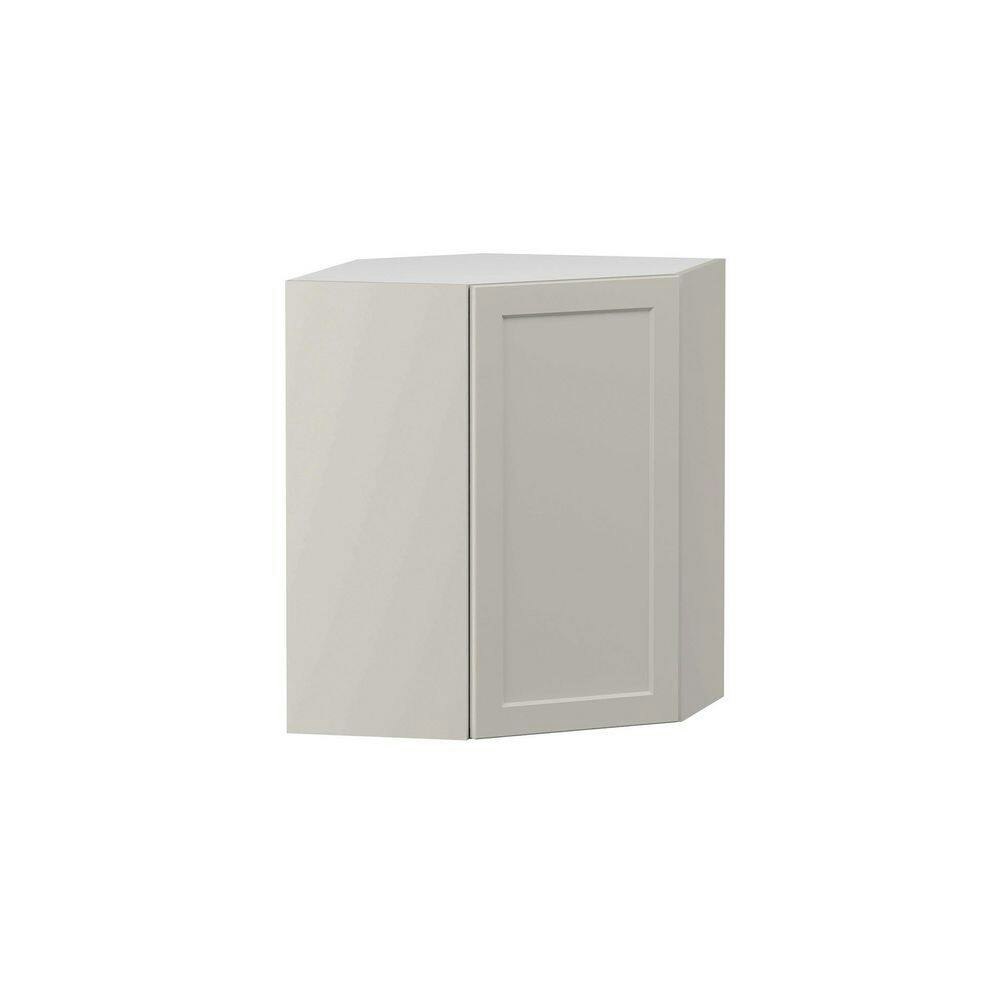 Designer Series Melvern 24x12x30-Inch Shaker Diagonal Corner Wall Cabinet: $309 Designer Series Melvern 24x12x30-Inch Shaker Diagonal Corner Wall Cabinet: $309