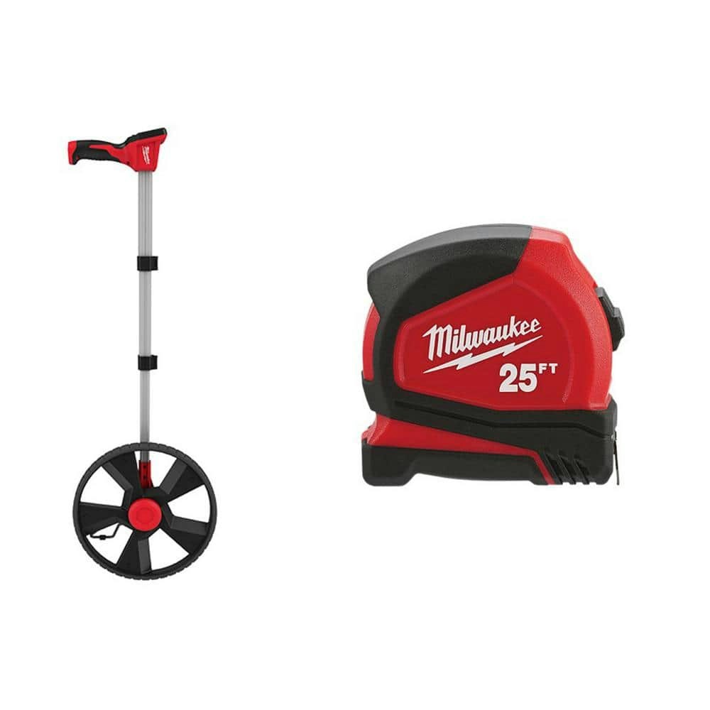 12-inch Digital Measuring Wheel with 25-foot Tape Measure: $105.24 12-inch Digital Measuring Wheel with 25-foot Tape Measure: $105.24