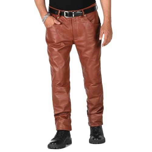 Laverapelle Men's Genuine Lambskin Leather Pants: $152.99 Laverapelle Men's Genuine Lambskin Leather Pants: $152.99
