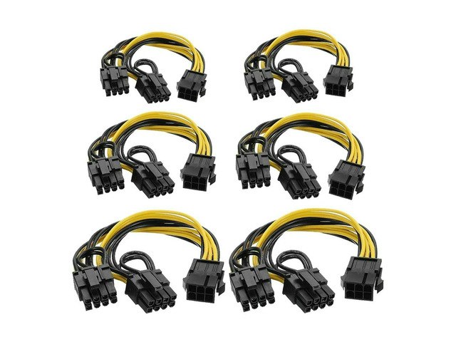 6-Pin to Dual 8-Pin PCI Express GPU Power Adapter Cable: $22.38