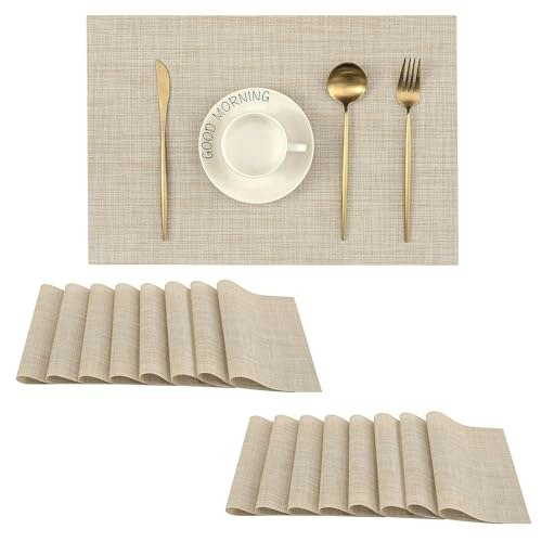 Leetaltree Woven Vinyl Placemats 16-Pack: $30.59 Leetaltree Woven Vinyl Placemats 16-Pack: $30.59