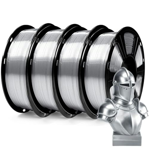 Geeetech 4kg Silk Silver PLA 1.75mm Filament: $46.02